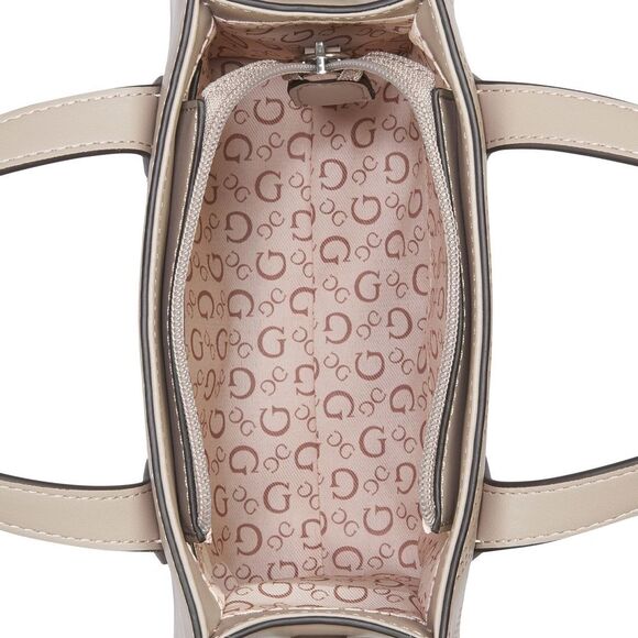 GUESS Beige Perforated Tote Handbag - Picture 4 of 4